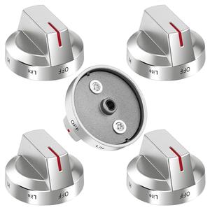 AMI PARTS DG94-03500A/Z Fit for Samsung Gas Stove Knob Replacement (5PCK) and DG94-03500U Gas Stove Knobs-Models NX60T8111SS NX60T8311SS NX60T8711SS for Samsung Oven Stove knobs