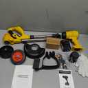 20V Cordless Weed Wacker and Leaf Blower Combo Kit with 2 Batteries, Electric String Trimmers with 11 Pcs Blades for Makita Battery, Grass Trimmer Lawn Mower Eater Brush Cutter Yard Garden Tool Yellow