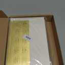 50 PCS A7 Pearlescent Gold Glitter Envelopes, 5.25 x 7.5 inches, Perfect for 5''x7'' Weddings Invitation Cards, Greeting Invite Envelope (Pearl Ivory + Gold Glitter Liner)