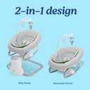Graco Soothe My Way with Removable Rocker, Madden - Versatile Baby Swing & Portable Rocker