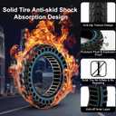 BANGTING 2PCS 60/70-6.5 Scooter Tire, 10x2.5 inch Tire Solid for Segway Ninebot Max G2 / G30 / G30D / G30E / G30E / G30LP / G30D II / G30 Max, 10x2.5-6.5 Tires Replacement for Electric Scooter (Blue)