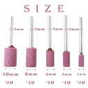 95 Pieces Abrasive Stone Points Electric Grinding Accessories Polishing Grinding Head Wheel Tool Kit for Rotary Tool (Red)