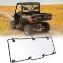 KEMIMOTO Hard Coated Rear Window, Pre-installed Back Windshield Compatible with Polaris Ranger XP 1000/Crew 2017-2025, Polaris Ranger 1000/Crew 2020-2025, Ranger XP 900/Crew 2013-2019