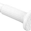 Umimile Tension Curtain Rod, 51-126 inches Adjustable Spring Shower Tension Curtain Rod, Stainless Steel Closet Rod for Windows or Shower, No Drilling, No Rust, Easy to Install, White
