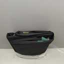 BALEINE 7.5 ft Rolling Christmas Tree Storage Bag, 2 Swivel Wheels for Easy Moving, Heavy Duty 600D Oxford Fabric Extra Large Artificial Christmas Tree Bag with Reinforced Carry Handles (Black)