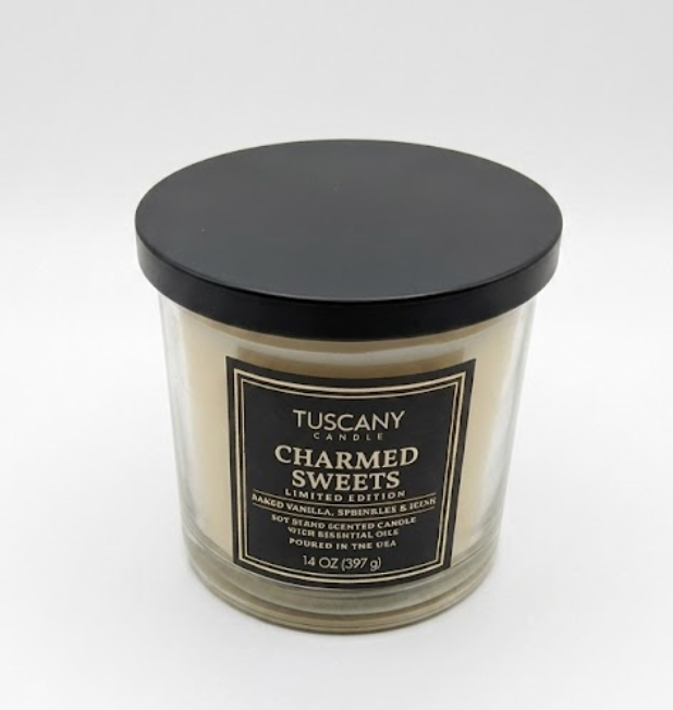 Tuscany Candle Charmed Sweetsimited Addition Baked Vanilla, Sprinkles & Icing