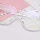Cat Eye Blue Light Blocking Glasses for Women Trendy TR90 Frame Anti Blue Ray Eyesatrain Computer Eyeglasses