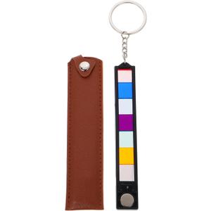 MERRYHAPY Multifunctional Detecting Lens Keychain Marked Cards Inspecting Lens for Mahjong and Game Cards Portable Light Detection Tool for Invisible Ink Pocket Carry with Pouch