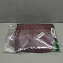 Biscaynebay Textured Fabric Christmas Rectangle Tablecloths 60x84 Inches, Burgundy Water Resistant Tablecloths for Dining, Kitchen, Wedding, Parties etc. Machine Washable