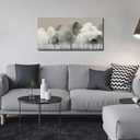 Prepeyssee Black and White Tree Wall Art for Living Room Large Landscape Modern Artwork Gray Forest Picture for Bedroom Home Office Ready to Hang 20x40 Inch