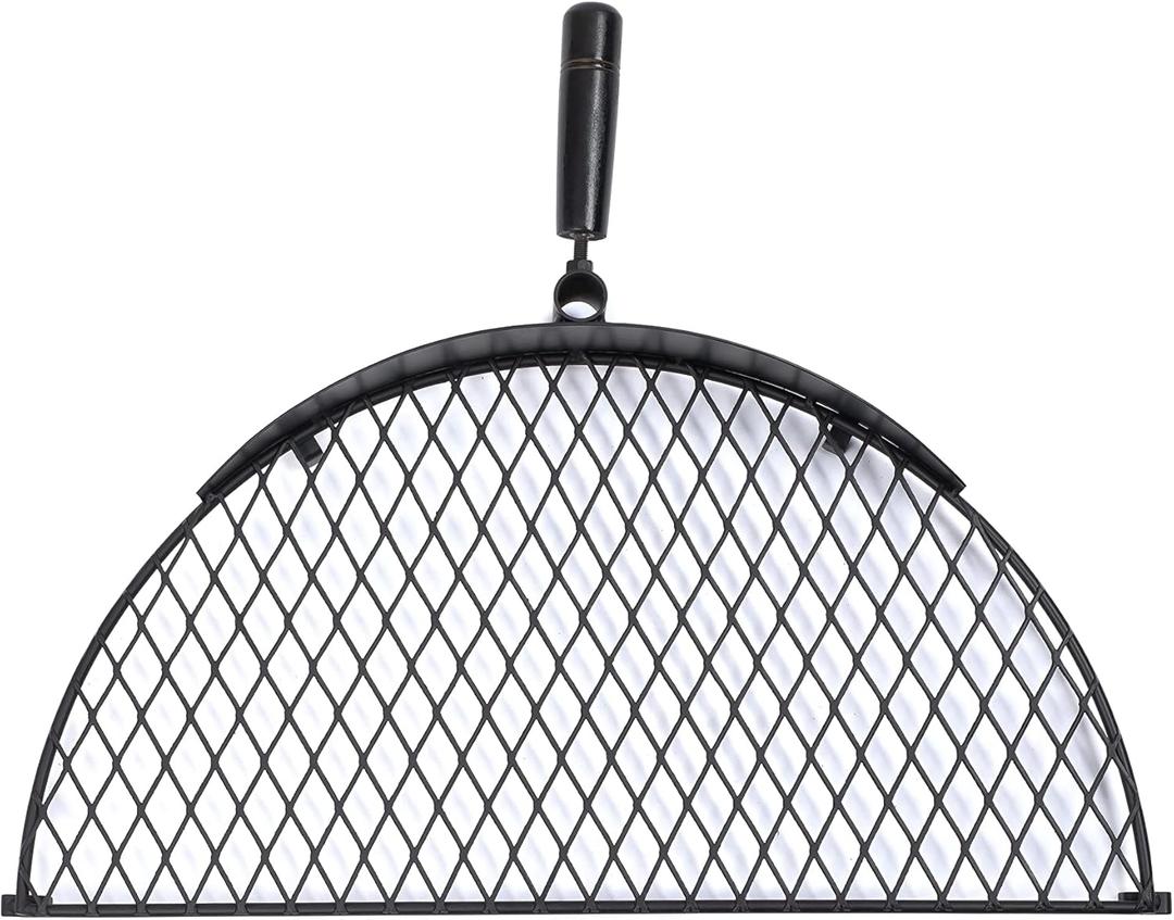 Barebones Fire Pit Grill Grate 23 inch: Heavy Duty Campfire Grate for Outdoor Cooking - Campfire Cooking Rake for Open Fire Grill, Camping Grill Grate