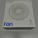 Gaiatop Mini Portable Stroller Fan, Battery Operated Small Clip on, Detachable 3 Speed Rechargeable, 360° Rotate Flexible Tripod Better Cooling for Car Seat Crib Treadmill Travel Black