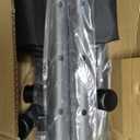 Amazon Basics Double Hammock with 9-Foot Space Saving Steel Stand and Carrying Case, 450 lb Capacity, Oasis Stripe, 110 x 47 x 43 inches