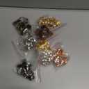 80Pcs Adjustable Blank Rings for Jewelry Making, 12mm Ring Base Blank Rings Metal Flat Round Finger Ring Base Pad Adjustable Ring Blanks Bezel Trays for DIY Cabochon Rings Jewelry Findings(8 Colors)