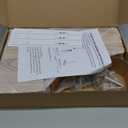 Floating Corner Shelves Set of 3, Solid Wood Picture Wall Shelf, Floating Shelves for Storage for Bedroom Kitchen Bathroom Living Room (Light Burnt)