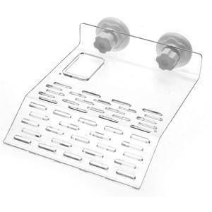 Large Size Acrylic Turtle Basking Platform, Fish Tank Aquarium Platform, Tortoise Resting Terrace with 3PCS Suction Cups (Clear)