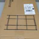 4 Tier Storage Shelves Wire Shelving Rack Unit, Adjustable Metal Rack for Storage Kitchen Laundry Storage Rack (Black)