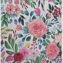 Floral Paper Napkins, 80PCS Watercolor Flower Guest Paper Napkins Disposable, Pink Roses Dinner Hand Napkin for Wedding, Theme Party,Birthday,Bridal Showers,Baby Showers,Kitchen & Bathroom 4.5x8 Inch