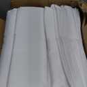 Fitable White Rectangle Tablecloths for 6 Foot Tables, 6 Pack - 70 x 108 Inches - Stain Resistant and Washable Table Clothes, Polyester Fabric Table Covers for Wedding, Party, Banquet, Buffect