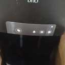 Brio ICE 420 Water Cooler Dispenser for 5 Gallon Bottle with Ice Maker, Bottom Load | UV Self Cleaning Technology, Night Light, Child Safety Lock & 2X Fast Dispense | NSF Certified - Black & Stainless