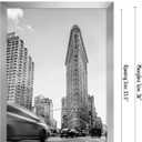 Americanflat 24x36 Poster Frame with Polished Plexiglass - Silver Picture Frame - Wide Photo Frames Made of Engineered Wood for Vertical or Horizontal Wall Display - Epic Collection - Silver