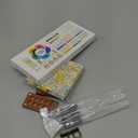 Mini Portable Watercolor Palette Set-Grid Paint Box with Binder Clips Include 12 Colors Paint - Brush*3 and Picture Album Art Materials Coloring Markers for Travel, Creative Drawing Kit for Beginners and Art Enthusiasts(Yellow Wood-S)