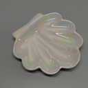 Shell Trinket Dish, Ceramic Ring Holder/Jewelry Tray, Cute Organizer Plate Vanity Decorations Accessories for Home Dcor Bathroom Valentine's Friendship Birthday Christmas Gift for Women