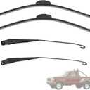 1 Pair Front Windshield Wiper Arm F1TZ-17526-AA F4TZ-17526-A Compatible With Ford F-150/F-250/Bronco 1991-1996,F-350/ F-Super Duty 1991-1997
