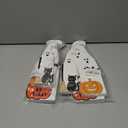 2 x MoDooris 3PCS Halloween Wooden Ghost Decor Signs Set - Tiered Tray Decor for Farmhouse Home Desk Shelf Mantel