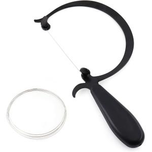 C Type Coping Saw And Diameter 0.3mm Diamond Wire for Decoration, Hobby, Craft Processing,DIY