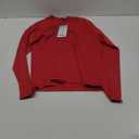 Men's Compression Shirts Long Sleeve Workout Baselayer Quick Dry Athletic T Shirts Sport Running Tops 1/2 Pack (Red)