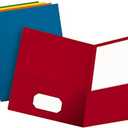 Oxford Two-Pocket Folders, Assorted Colors, Letter Size, 25 per box (57513)