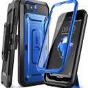 SUPCASE for iPhone SE 3rd Generation/iPhone SE 2nd Generation/iPhone 7/ iPhone 8 Case (Unicorn Beetle Pro), with Screen Protector & Stand & Holster Rugged Phone Case for Apple iPhone SE, RoyalBlue