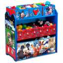 Delta Children Disney Mickey Mouse 6 Bin Design and Store Toy Organizer