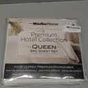 Mueller UltraTemp 6 PC Queen Sheet Set - Ultra-Soft Luxury Series, Cooling & Breathable Hotel Luxury Bed Sheets, Deep Pocket Wrinkle-Free Oeko-TEX, White