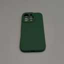 LOVE 3000 Designed for iPhone 16 Pro Case, Premium Silicone with [Soft Anti-Scratch Microfiber Lining] Shockproof Protective Phone Case for Men Women Girls 6.3", Green