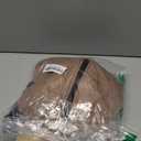 Queenmore Dog Winter Jacket, Dog Coats for Large Dogs, Warm Cozy Pet Jacket Winter with Harness Built in, Waterproof Pet Snow Jacket, Thick Fleece Lining Snowsuit for Large Dogs, Brown L