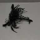 Black Metal Masquerade Mask for Women Halloween Costume Feather Party Masks Feathers Venetian Mardi Gras Burlesque Mask