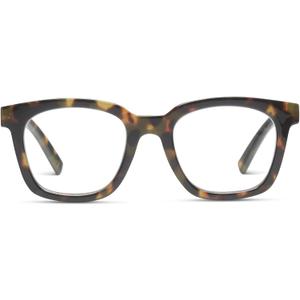 Peepers by PeeperSpecs Women's to The Max Soft Square Progressive Blue Light Blocking Glasses, Tortoise, 2.00 + 2