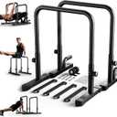 2026 Upgraded Dip Bars 880LBS Heavy Duty Dip Bar Station Height & Width Adjustable Parallel Bars for Full Body Strength Training Dip Stands Calisthenics Equipment for Home Push Up Bar