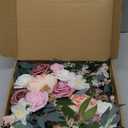 Wedding Arch Decorations 2 Pack - Reusable Artificial Hanging Flowers Floral Swag Greenery Garland for Wedding Welcome Sign Backdrop Bridal Ceremony Reception Backdrop Decoration, Baby Shower (Pink)