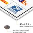 SmartSign 10 x 14 inch Please Leave Packages in The Box And Close The Lid Metal Sign with Delivery Logos, 40 mil Laminated Rustproof Aluminum, Multicolor, Made in USA