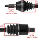 Caltric Front Left & Right CV Axle Compatible with Polaris Ranger XP 1000 2021-2025 / Ranger Crew 1000 2021-2025 / Ranger Crew XP 1000 2021-2025