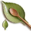 Ceramic Leaf Spoon Rest - Cute Green Cooking Spoon Holder for Stove Top & Kitchen Counter, Heat Resistant Spatula & Utensil Rest, Unique Kitchen Decor Gift, 1 Pack