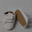 Baby Girls Boys Shoes Soft Anti-Slip Sole Newborn First Walkers High Top Canvas Denim Unisex Infant Sneaker 11