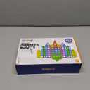 Magnetic Tiles Building Blocks - 113pcs Advanced Set - STEM Toys for 3+ Year Old Boys and Girls -Strongest Magnets - Includes 13 Piece Insert Alphabet Cards - Learning by Playing