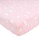 TL Care Heavenly Soft Chenille Fitted Crib Sheet 28" x 52", Warm and Cozy Neutral Chenille Sheet, Pink 3D Cloud, for Boys and Girls, Fits Crib and Toddler Bed mattresses