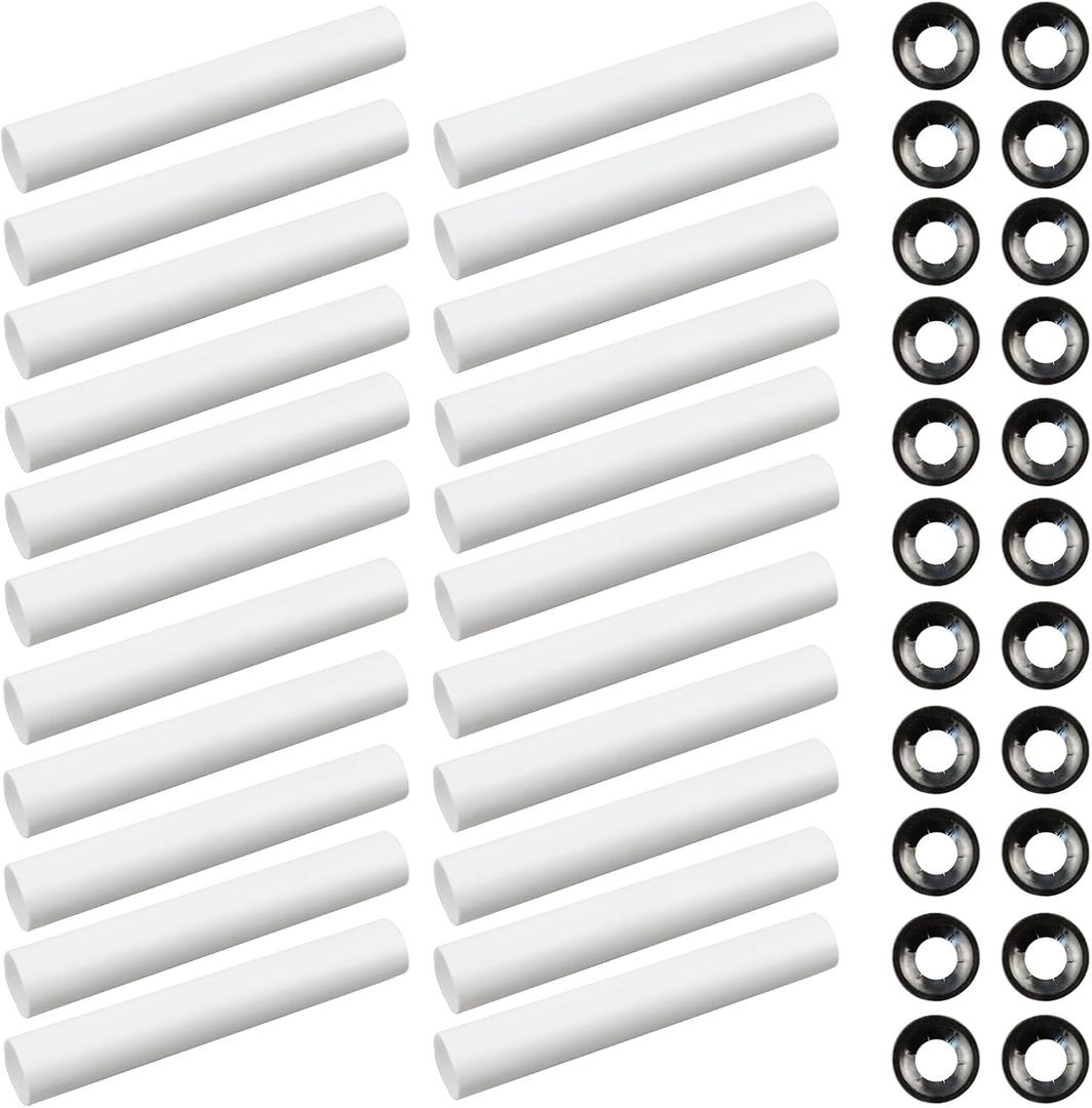 Garage Door Hinge Quiet Roller Sleeves Roller Shaft gaskets for New Rollers or Rollers with Clean Stems 22Pcs