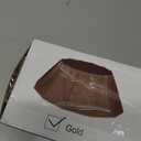 Blissun Fabric Christmas Collar, Glittering Tree Ring, Willow Skirt for Tree Decorations (Glitter Gold)