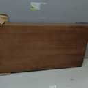 MAONAME Extra Large Ottoman Tray, 36 x 12 Inches Black Walnut Wooden Tray